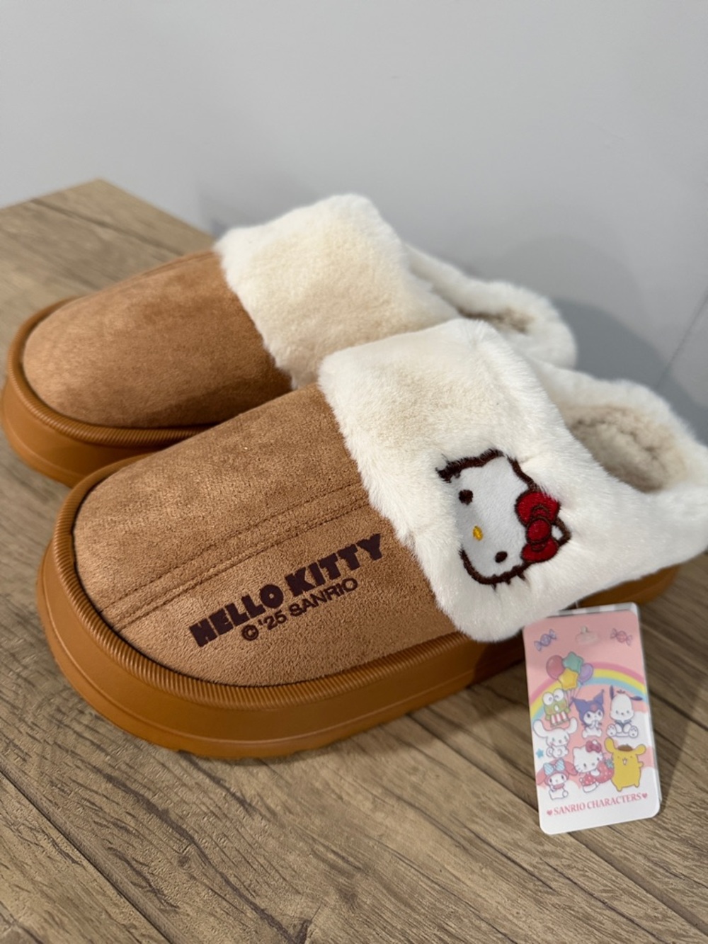 Hello Kitty Plush Slip-On Slippers